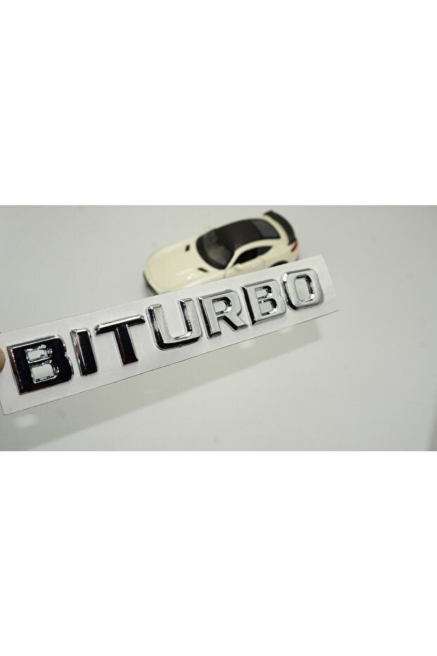 متوافق مع شعار صندوق السيارة Mercedes Benz Biturbo Chrome Abs