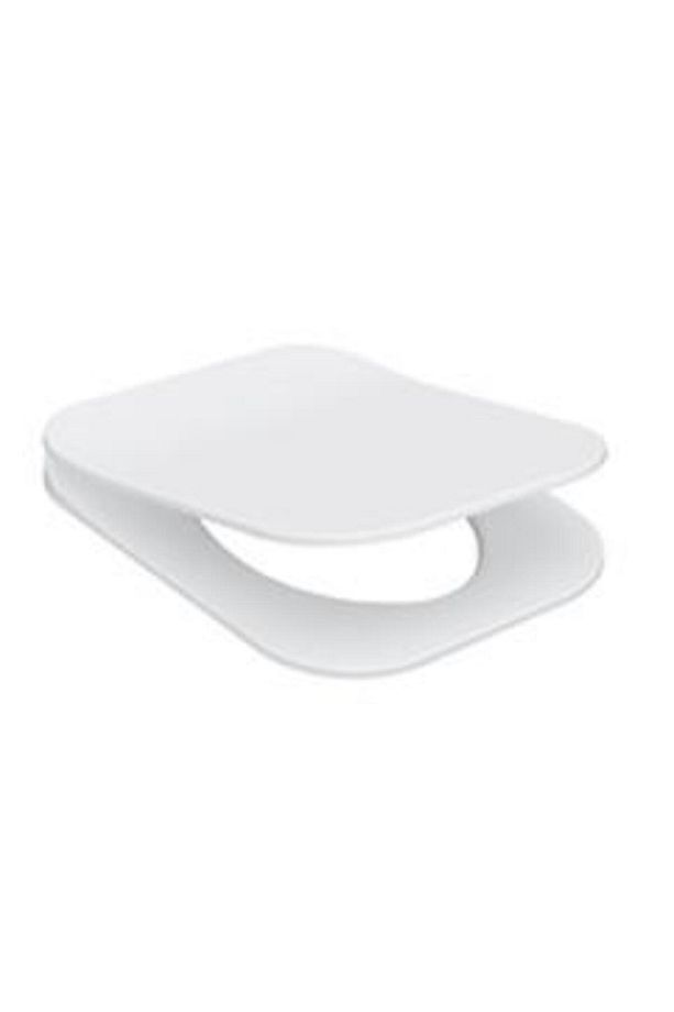 Idevit Kare Klozet Kapağı Beyaz - 1