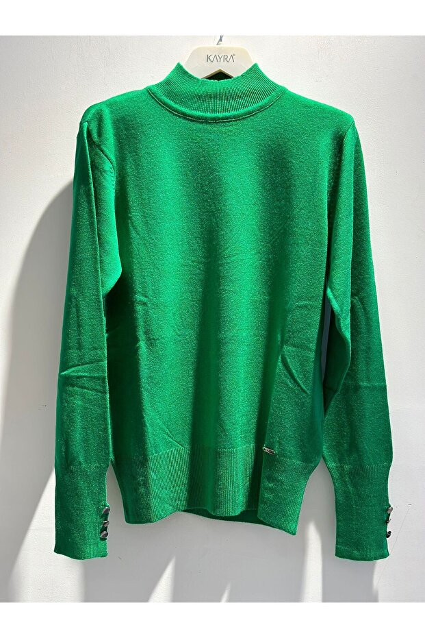 Basic Triko Bluz - 1