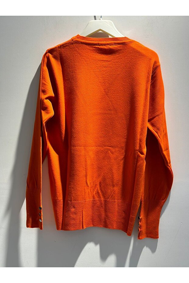 Sıfır Yaka Triko Bluz - 2