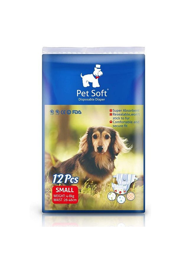 Köpek Tuvalet Bezi Çiş Bezi Regl Bezi Alt Bezi 12 Adet - 1