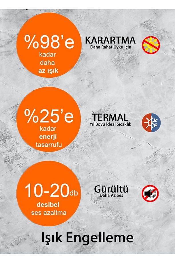 Blackout Karartma Fon Rustik için, Kuşgözlü Blackout Perde Bej - 3