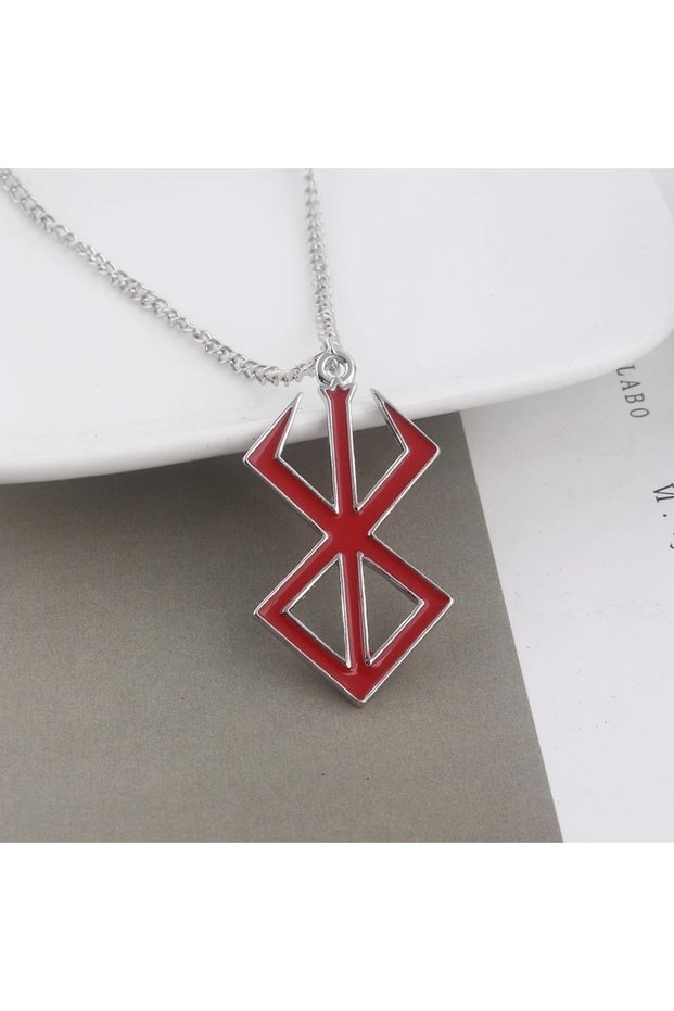 Berserk Symbol Necklace Norse Viking Mythology Necklace