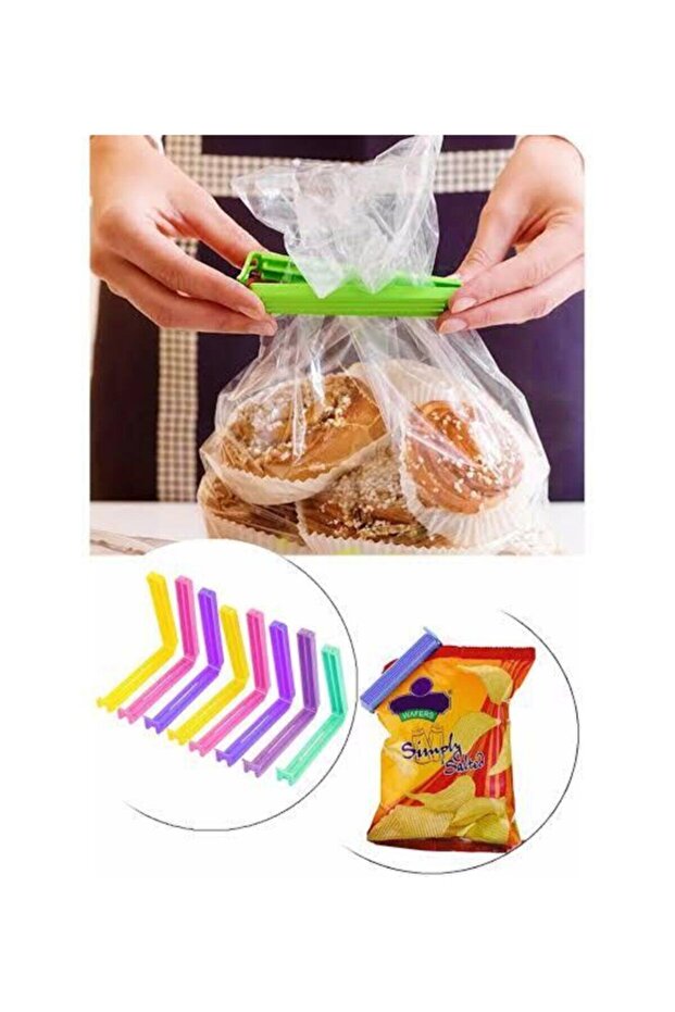 Bag Lock Clip Airtight Bag Latch 5 Pieces