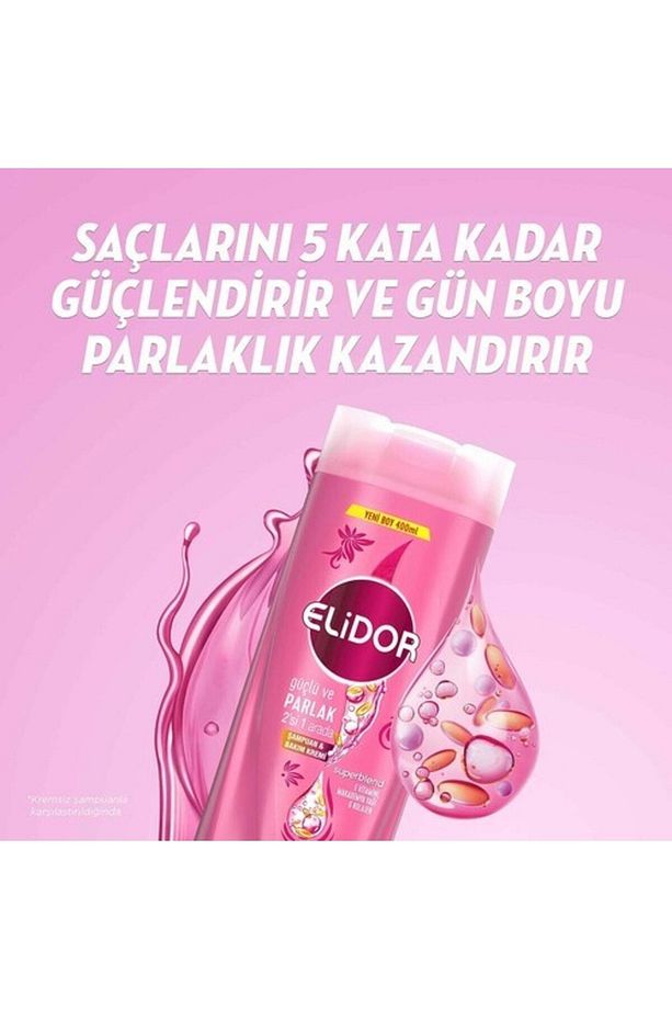 Superblend Saç Bakım Şampuanı Güçlü Ve Parlak 400 Ml + Serum Bakım Kremi 200 Ml - 2