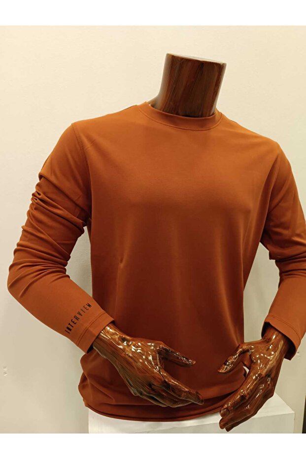 İNTERVİEW MODAL DOKUMA BİSİKLET YAKA SWEATSHIRT - 1