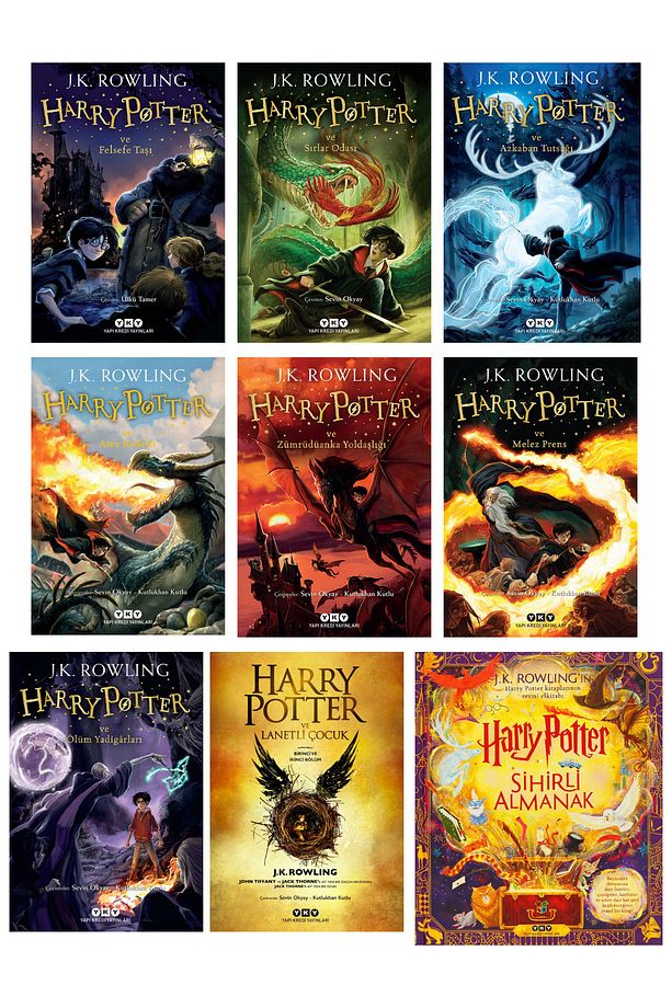 Harry Potter 9 Kitap Özel Set (Kutusuz) - 1