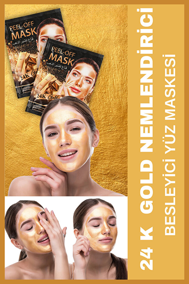 24k Gold and Collagen 20g Brightening Repairing Night Sleeping Mask 1 Piece Dribble Mask