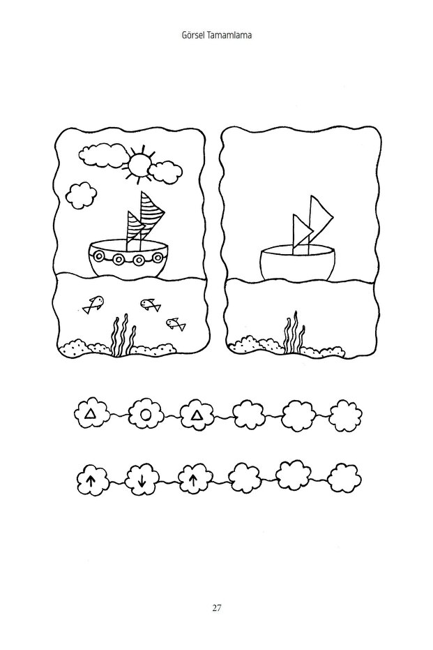 Okuma ve Yazmayı Güçlendirmek için Görsel Tamamlama / Tılsım Yayınevi / 9786057147677 - 7