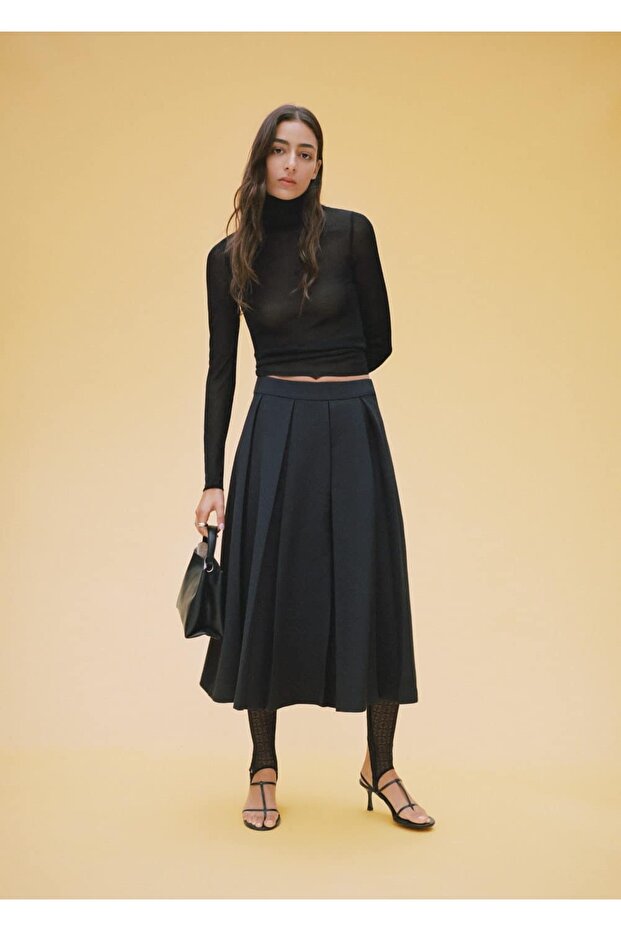 Pilili Midi Etek - 5