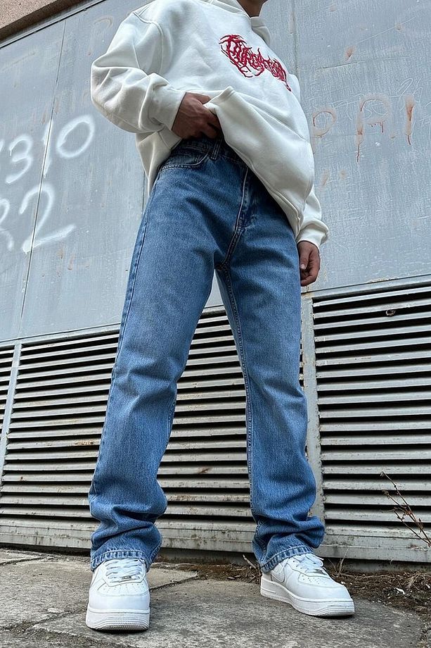 Mavi Baggy Pantolon A108 K-10 - Mavi - 4