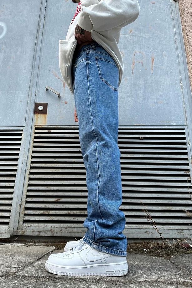Mavi Baggy Pantolon A108 K-10 - Mavi - 2