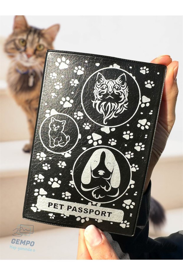 Waterproof Vinlex Pet Passport Cover Pet Passport Case Animal Passport Holder Vaccination Card Holder
