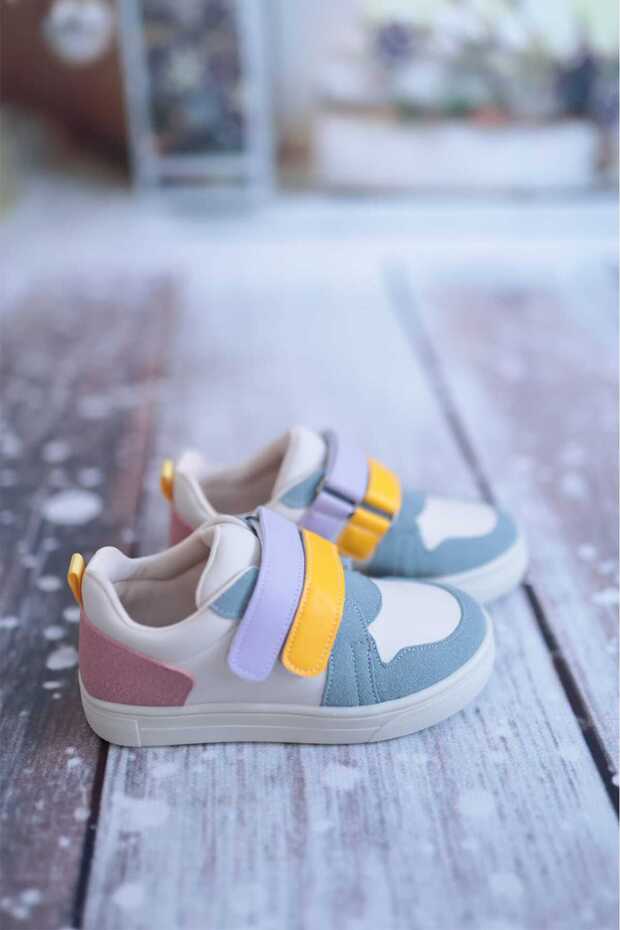 Unisex Colorful Velcro Kids Baby Sneakers