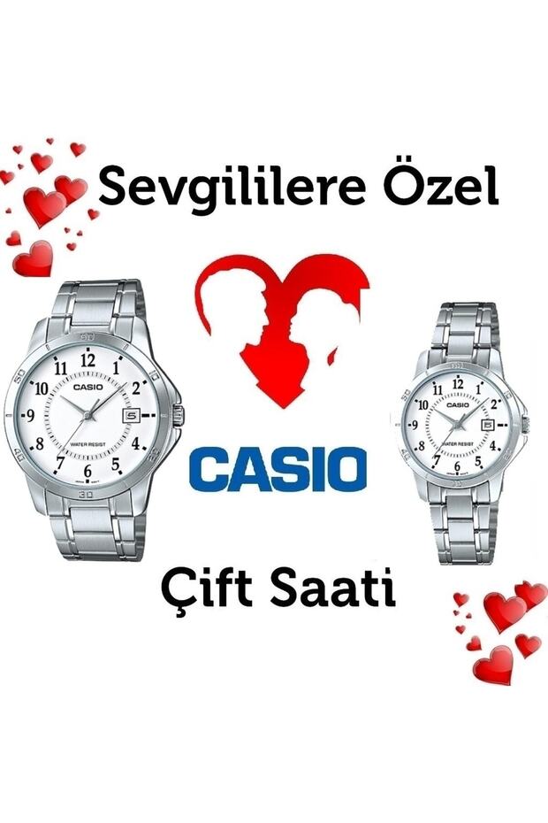 Ltp-v004d-7budf-mtp-v004d-7budf Men's and Women's Couple Wristwatch