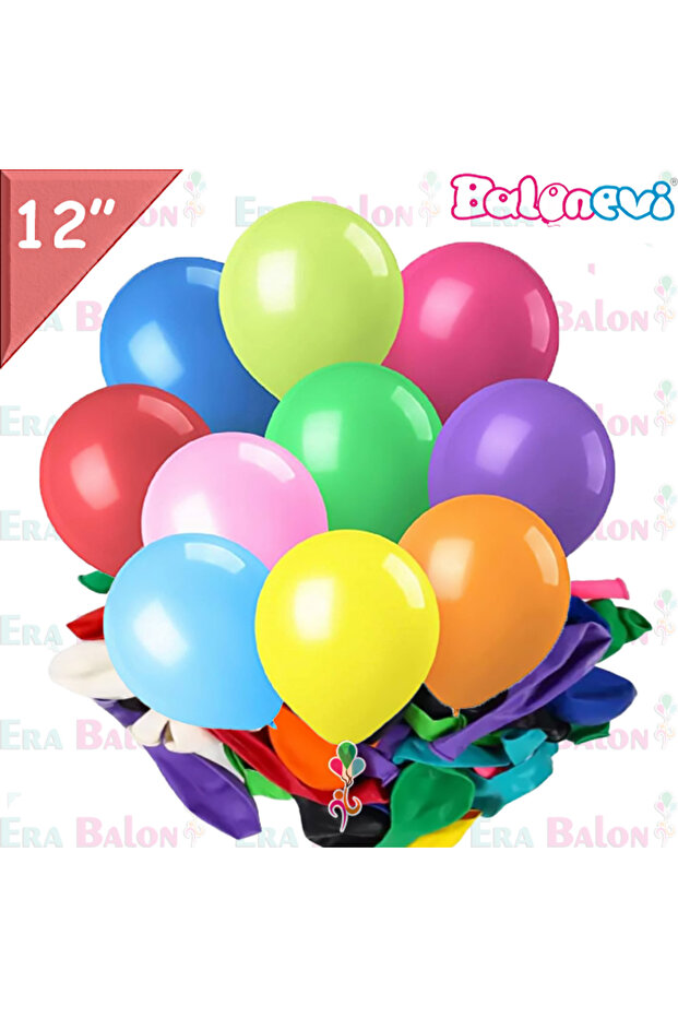 Pastel Balloon - 12" Mixed Balloon, 10 Pieces