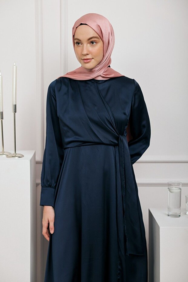 ديفور سلسلة الساتان شال وردي - 3