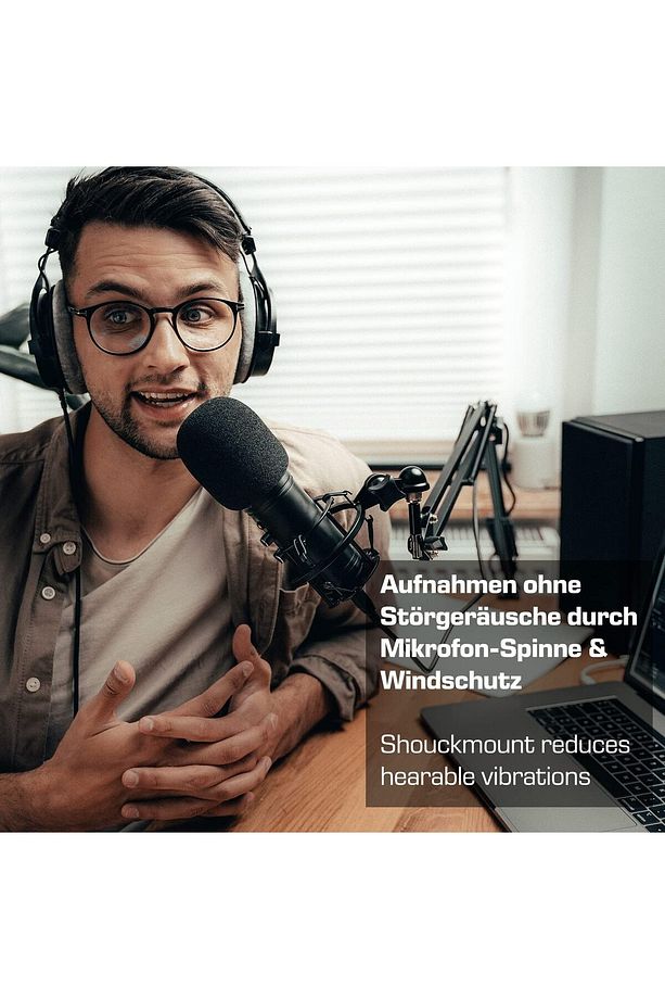 MP2000 USB Mikrofon PC, Oyun, Podcast ve Yayın, Kondansatörlü, Ayaklı Mikrofon, En İyi Ses Kalitesi - 6
