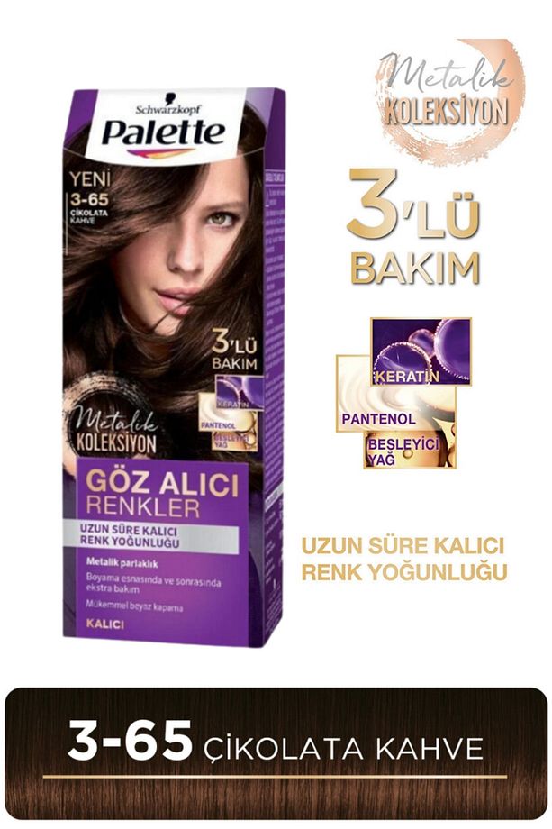 Göz Alıcı Renkler 3-65 Çikolata Kahve Saç Boyası - 1
