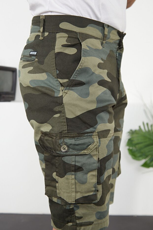 Erkek Şort Kargo Cepli - 4