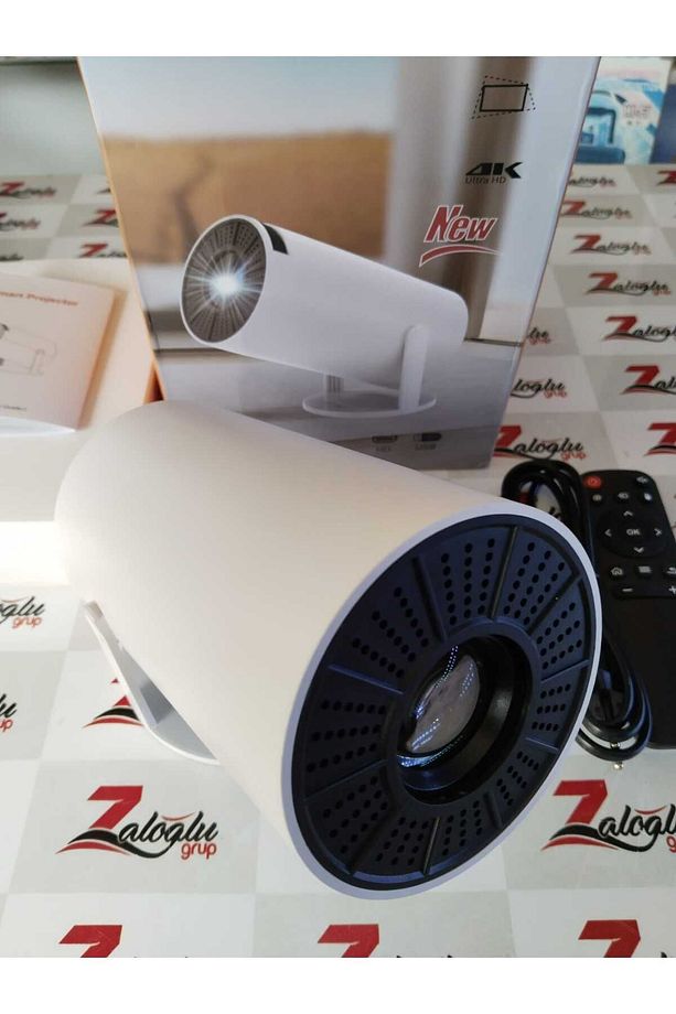 Taşınabilir Yeni Model Projeksiyon Türkçe Menü Smart Android 11 Yüklü 130 Inç 4k - 1