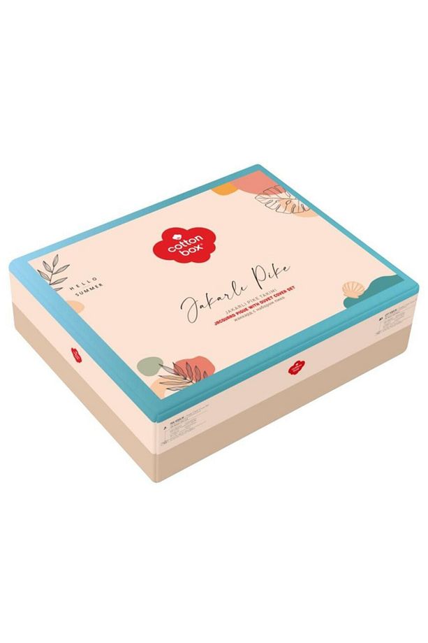 Jakarlı Çift Kişilik Pike Takımı Origin Cappuccino - 3