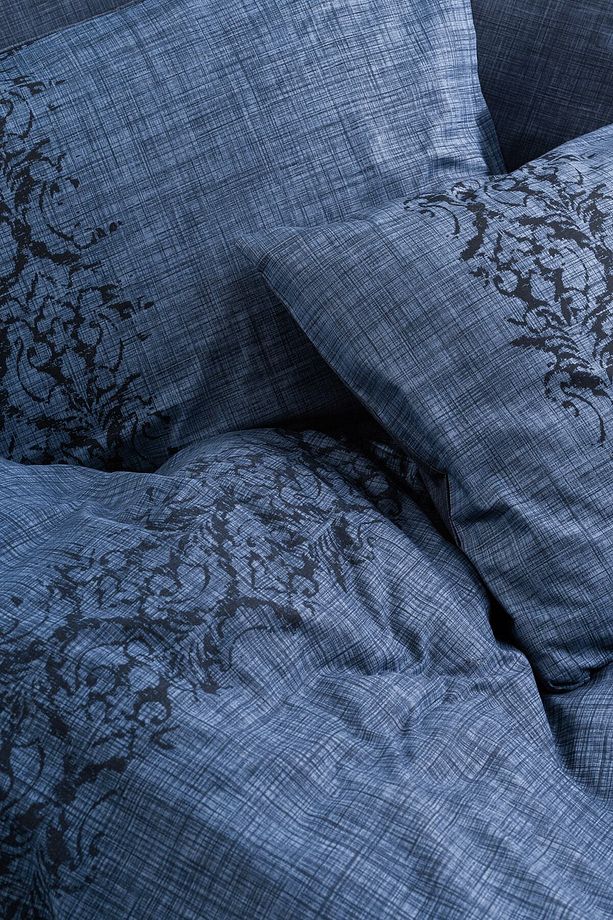 Plain Tek Kişilik Nevresim Takımı Sooty Denim - 2