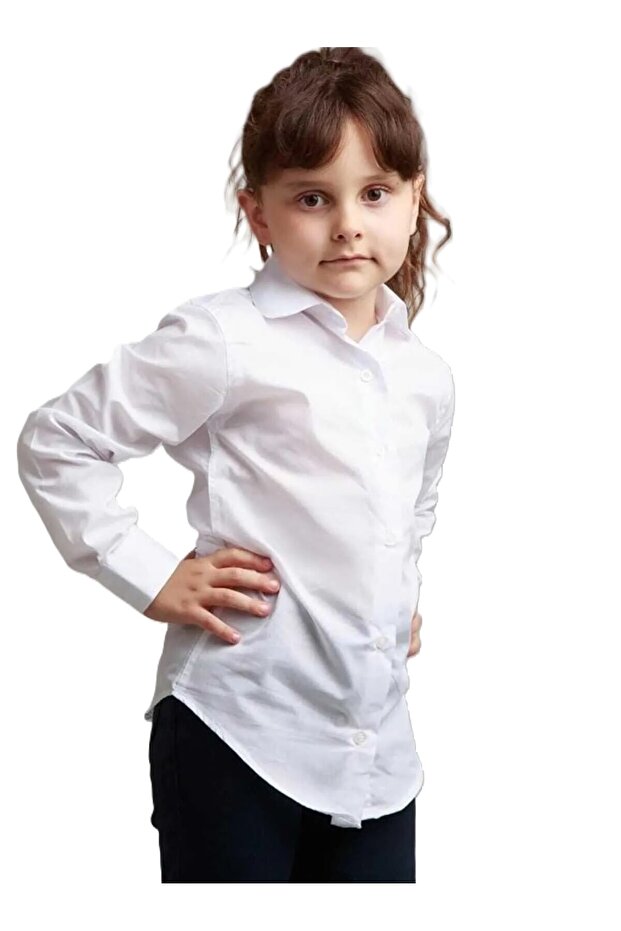 BABY GIRL COLLAR DAKRON SCHOOL SHIRT