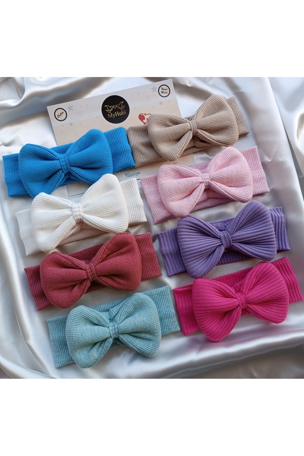 8-Piece Combination (Boxed) Handmade Baby Girl Grand Bandana