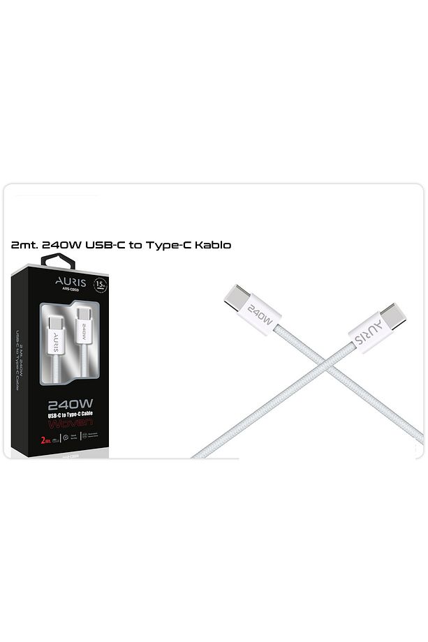 240 WATT 2 METRE USB-C USB-C HIZLI Şarj Kablosu TİP C sarj Kablosu İPHONE 15 pro MAX uygun - 5