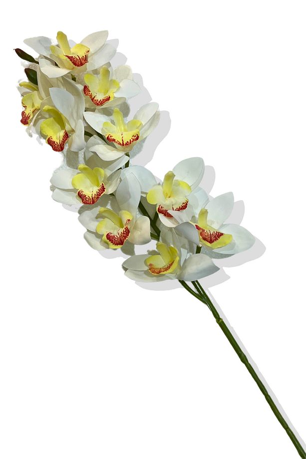 Yapay Tek Dal Manolya Kafa Islak Orkide 80 Cm - 3