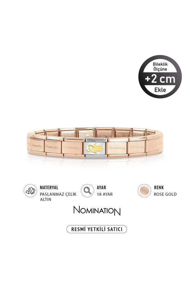Rose Gold Çelik Bileklik  Unisex - 1
