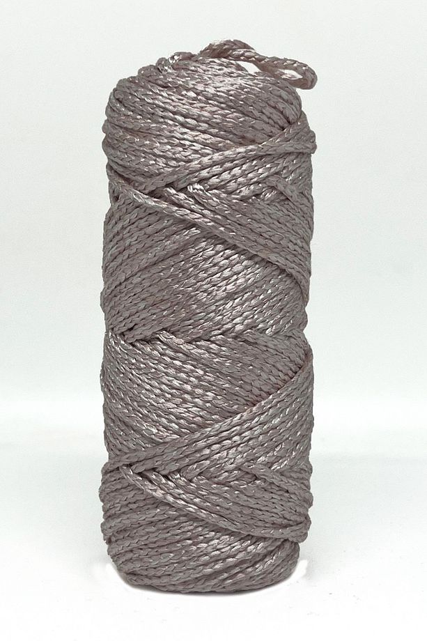 Polyester Makrome Ipi 2 Adet 100gr Açık Pembe 3mm Örgü Ipi - 3