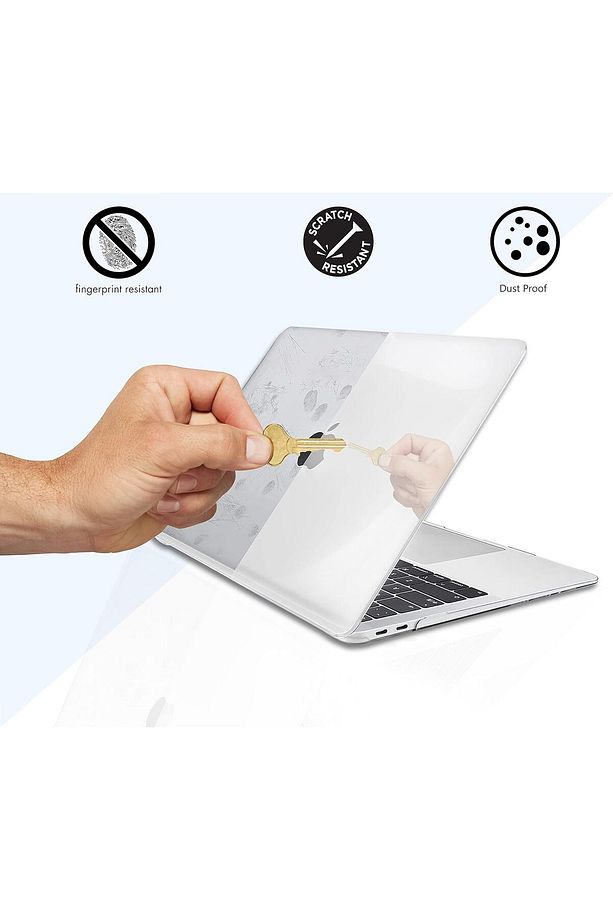 MacBook Air 13" Kılıf Kapak A2337(M1)/ A2179/ A1932, İnce Sert Kabuk Koruma Kılıfı - 1
