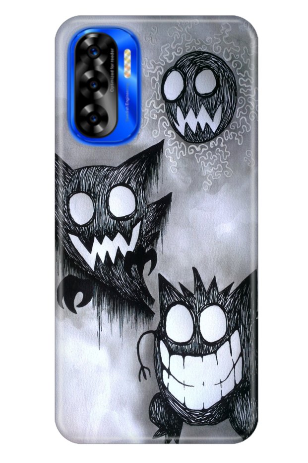 P13 Blue 2022 6.26" Compatible Case Pattern Printed Silicone Bandits