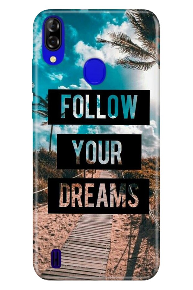 P13 Blue 6.09" Compatible Case Patterned Printed Silicone Follow Your Dreams