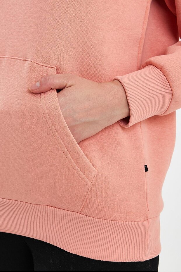 عرق مدمج بغطاء للرأس بثلاثة خيوط - 2