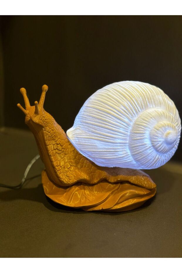 Salyangoz Gece Lambası 3D Model