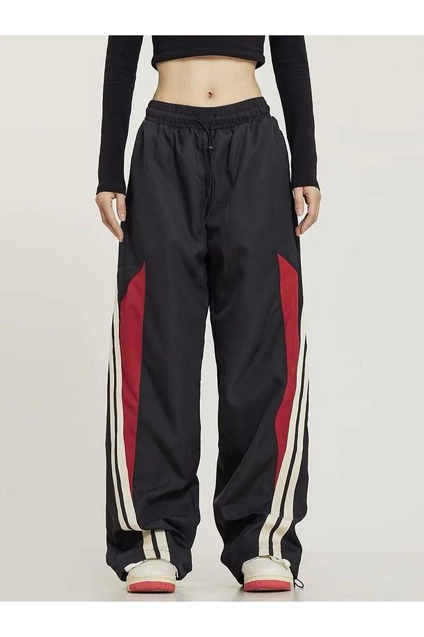 Retro Baggy Renkli Eşofman Altı - 1