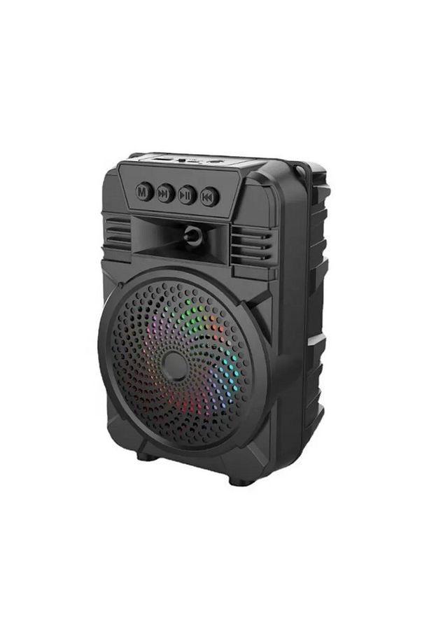 ZQS1431 Rgb Ledli FM Radyolu USB ve Mikrofon Girişli 4 İnç 8W Bluetooth Hoparlör - 2