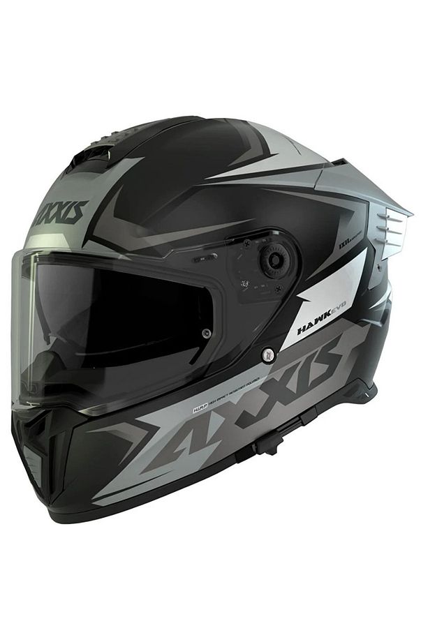 HAWK SV EVO IXIL A02 MATT TITANIUM MOTOSİKLET KASKI ECE 22.06 ve DOT - 2