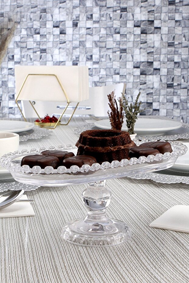 رف العرض البيضاوي ذو القدمين - 1