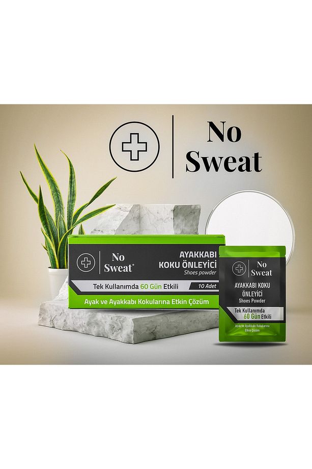 Terleme Önleyici Antiperspirant Spray 50 ML+Ayakkabı / Ayak Kokusu Önleyici Toz( 1 Kutuda 10 Adet) - 6