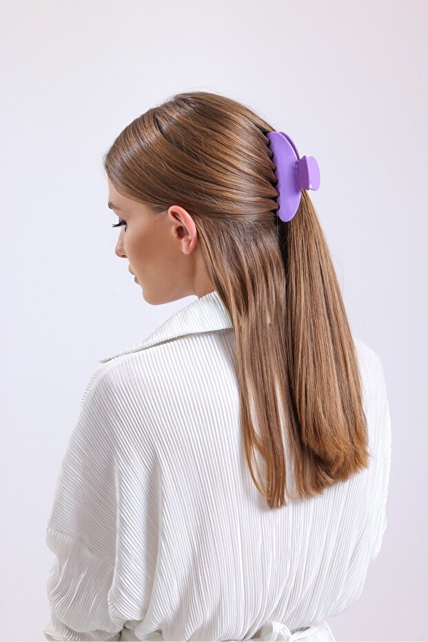 Lilac Latch Buckle, Quality Bone Material - 2