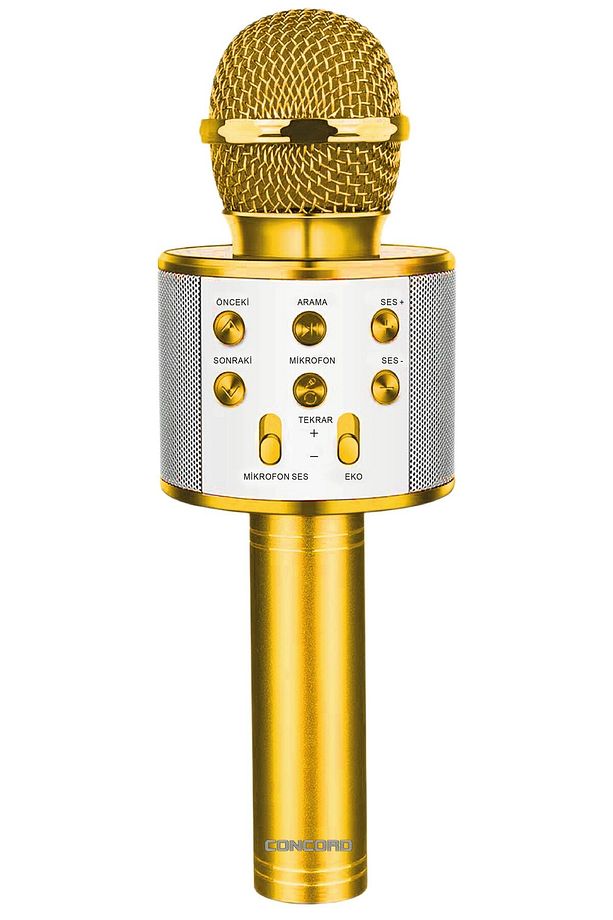 C-8501 Karaoke Türkçe Mikrofon Bluetooth Hoparlör - 1