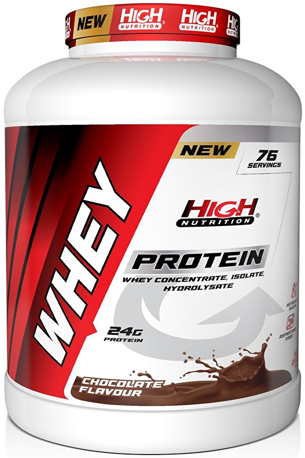 High Nutrition Protein Tozu 2280 Gr Çikolata Aromalı Whey Protein 24 Gram Protein 76 Servis