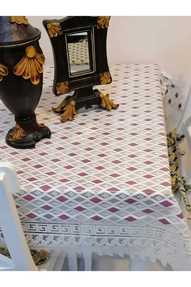 IMPORTED PVC ULNOB - PATTERNED REMOVABLE TABLE CLOTH - 4