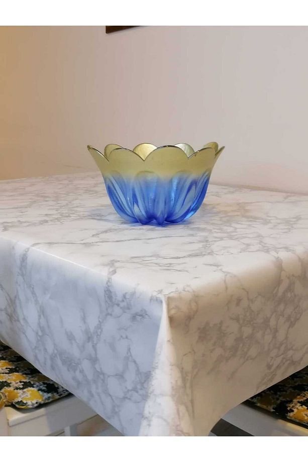 ELYAFLI PVC MUŞAMBA - DESENLİ SİLİNEBİLİR MASA ÖRTÜSÜ - 1