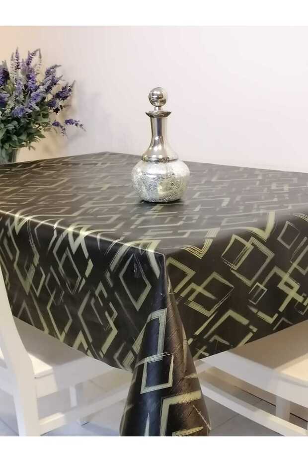 مفرش طاولة قابل للإزالة منقوش بالزيت من الألياف البلاستيكية