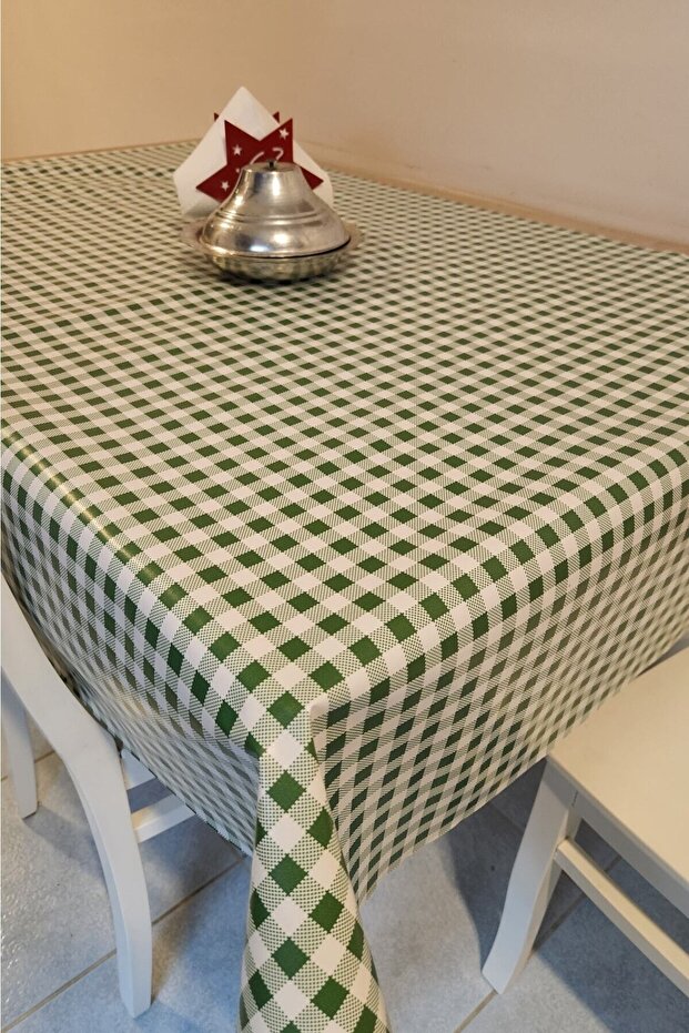 مفرش طاولة قابل للإزالة منقوش بالألياف - 2